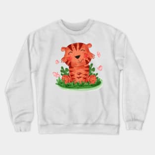 Baby Tiger Cute Crewneck Sweatshirt